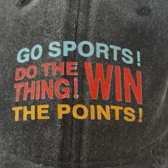 Sportsball Cap, Adjustable Black - Picture 2 of 5